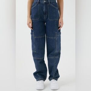 BDG High Waist Baggy Cargo denim jeans